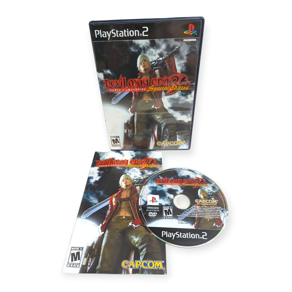 Devil May Cry 3 Dantes Awakening Special Edition Sony PlayStation 2 PS2 Capcom